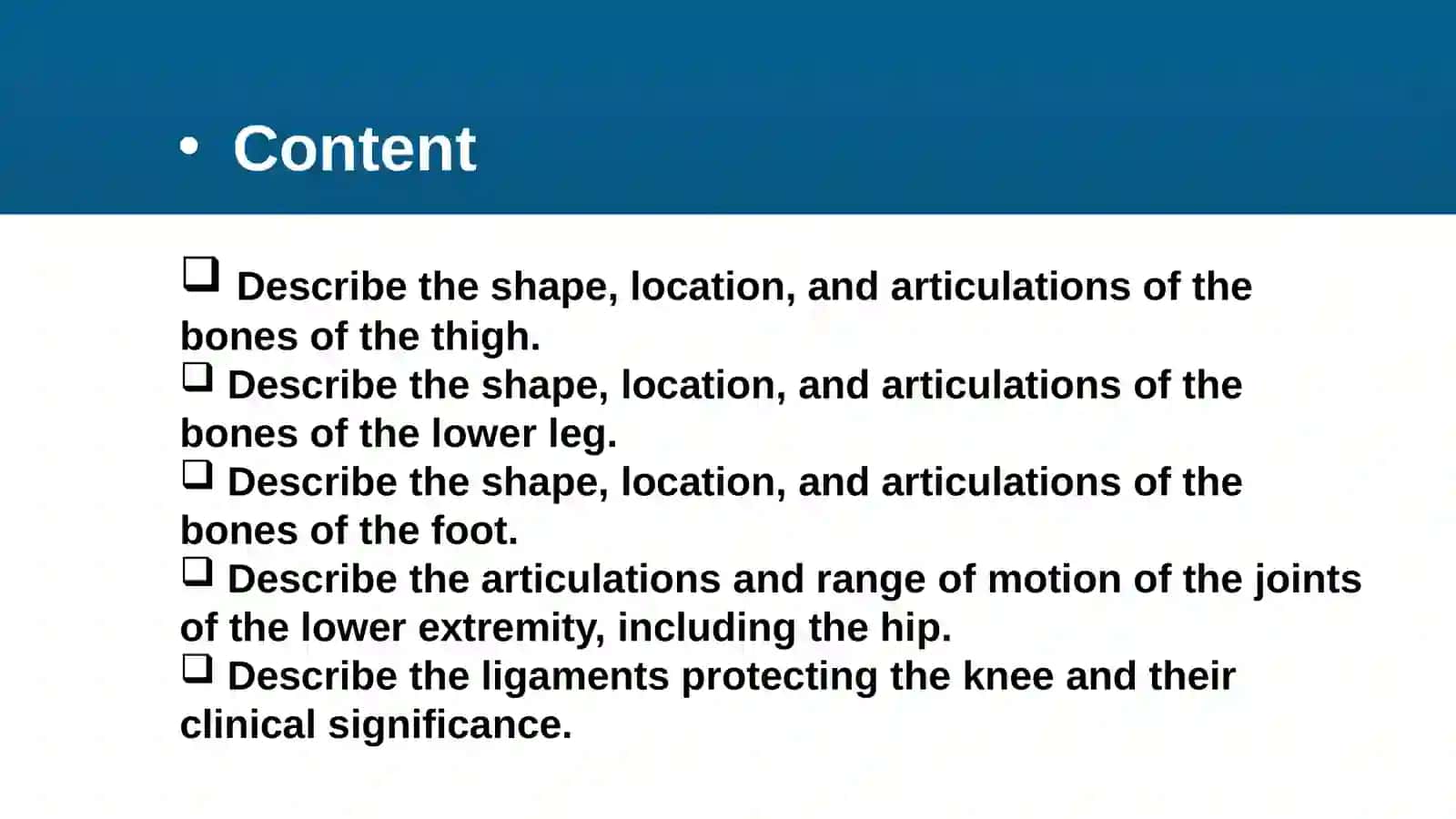 Bones and Joints of the Lower Extremity 3