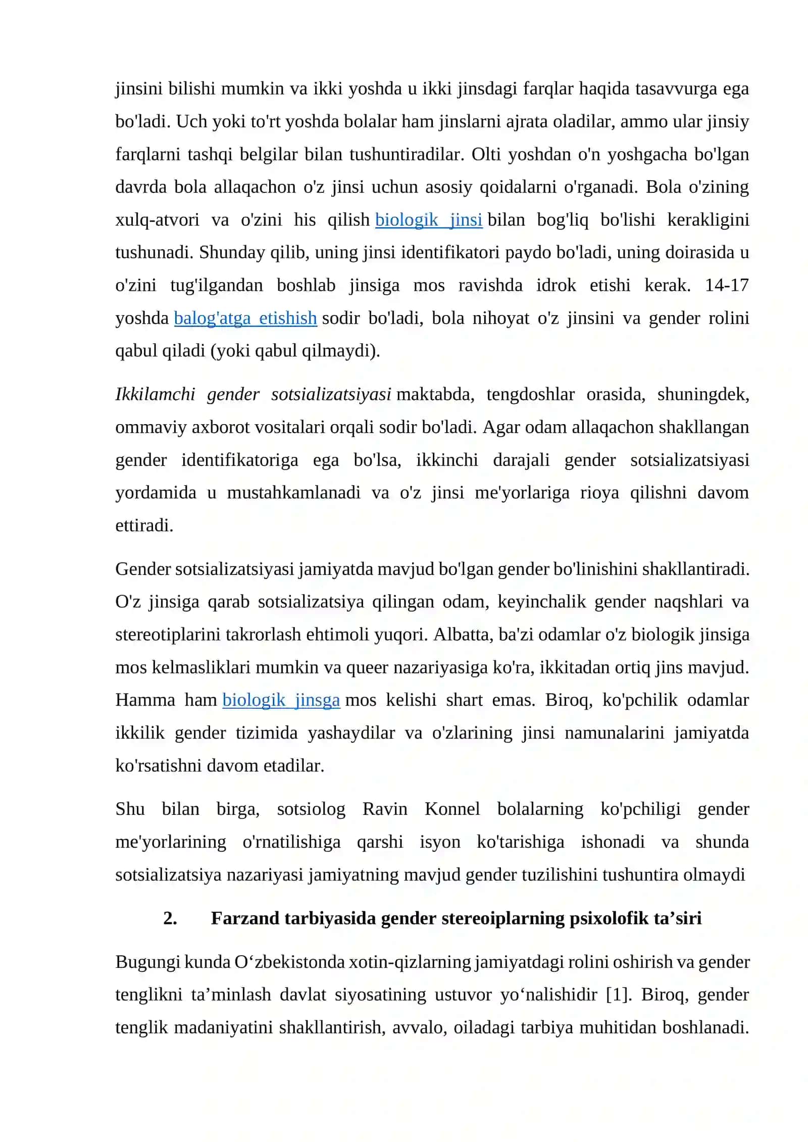 Gender sotsializatsiyasi 3