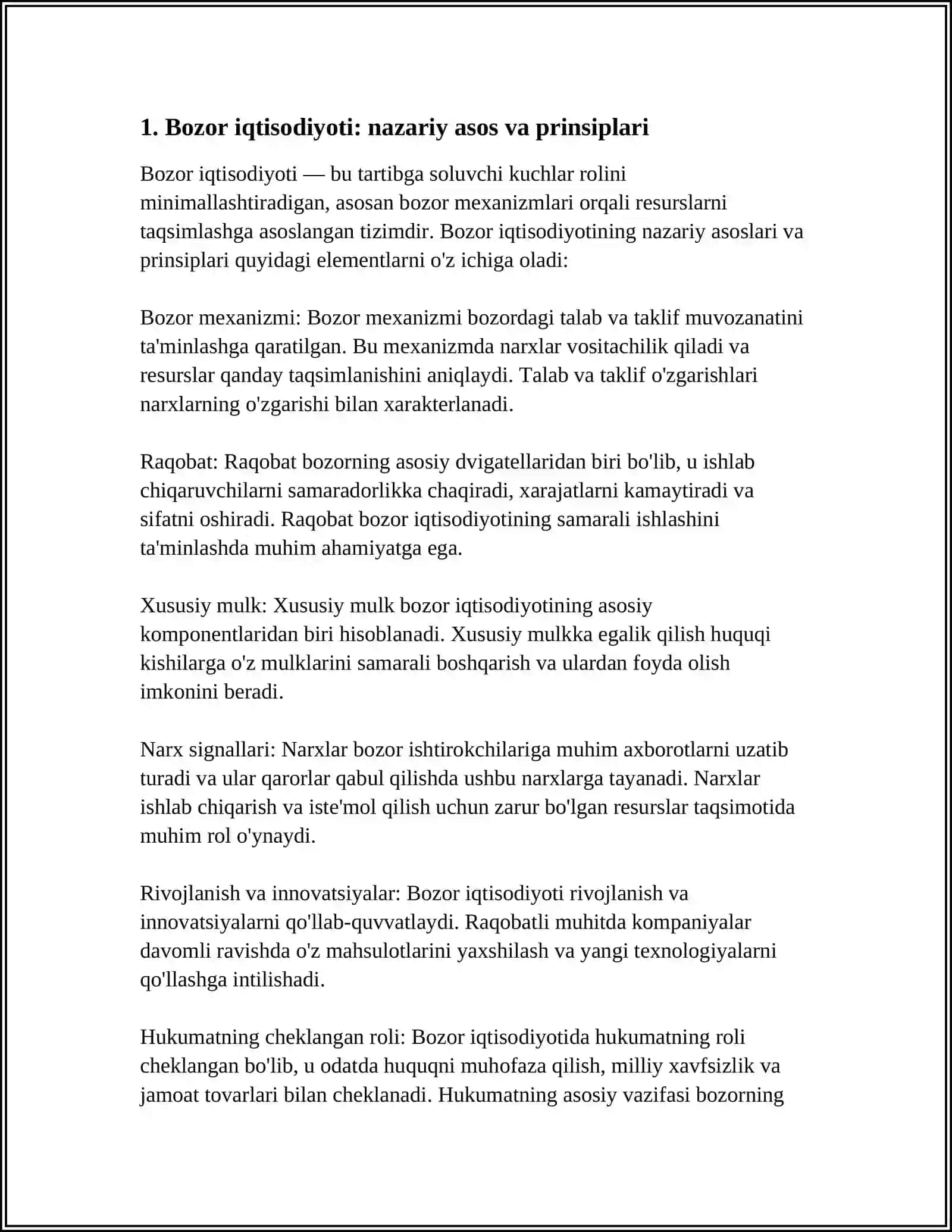 BOZOR IQTISODIYOTI MODELLARI 3