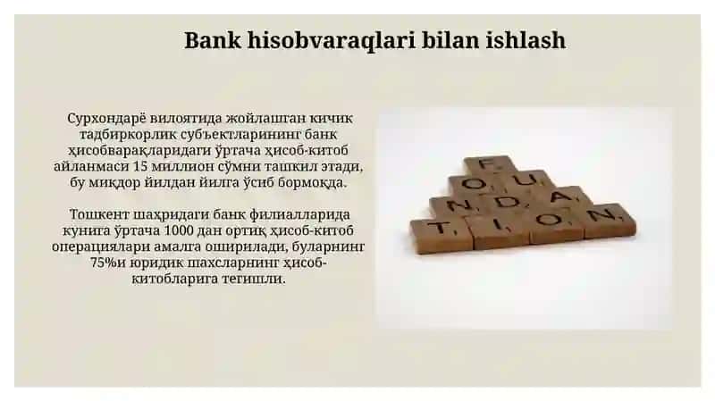 Naqd mablag'lar harakati va uning tahlili 3