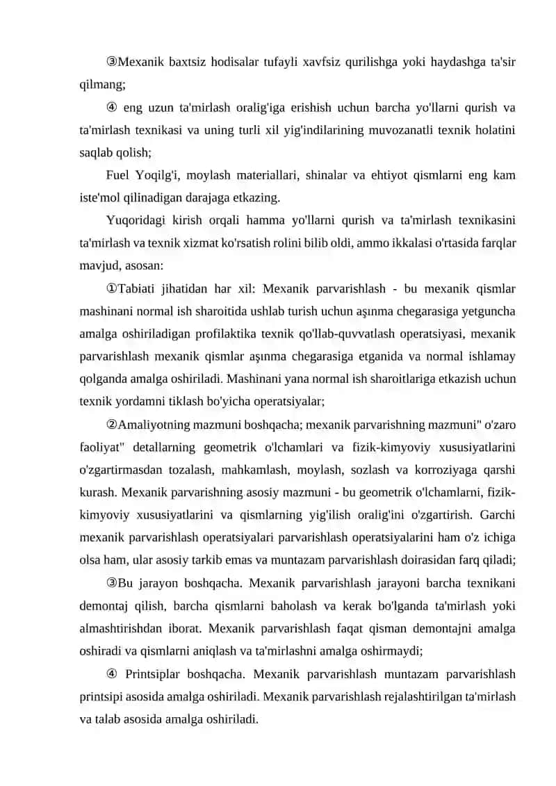 Shahar yo'llarini qurishda qo'llaniladigan mashina va mexanizmlar 3
