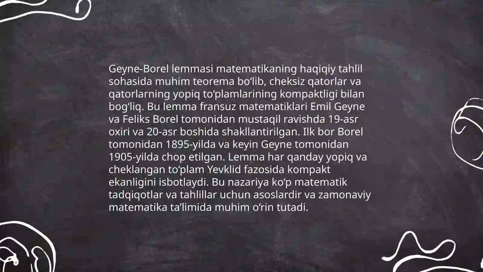 Geyne-Borl lemmasi 3