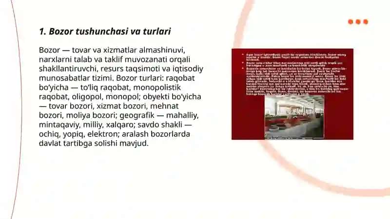 Bozor va tavakkalchilik 3