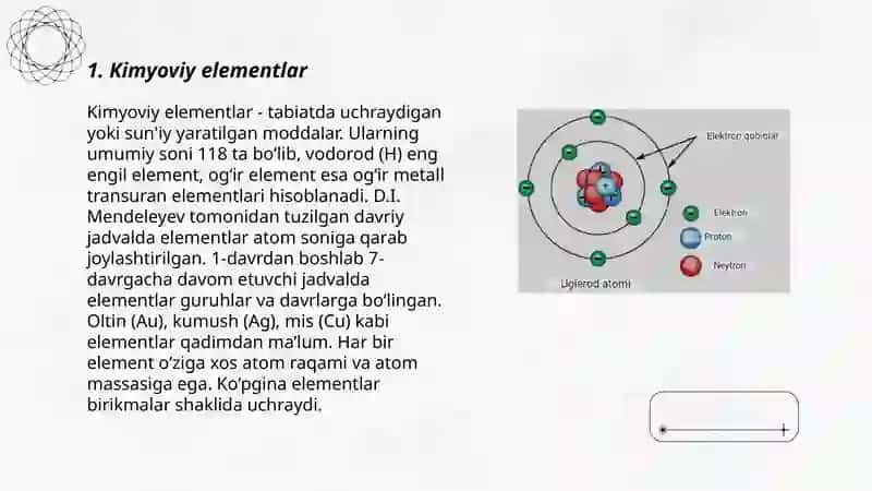 Kimyoviy elementlar 3