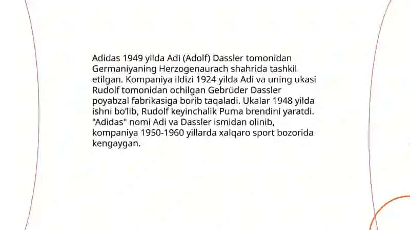 Adidas kompaniyasi 3
