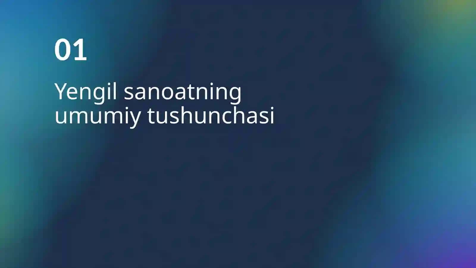 Yengil sanoat tarmoqlarining asosiy korinishi 3