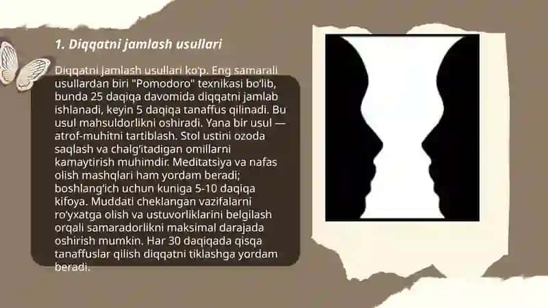 Diqqatni jamlash usullari 3