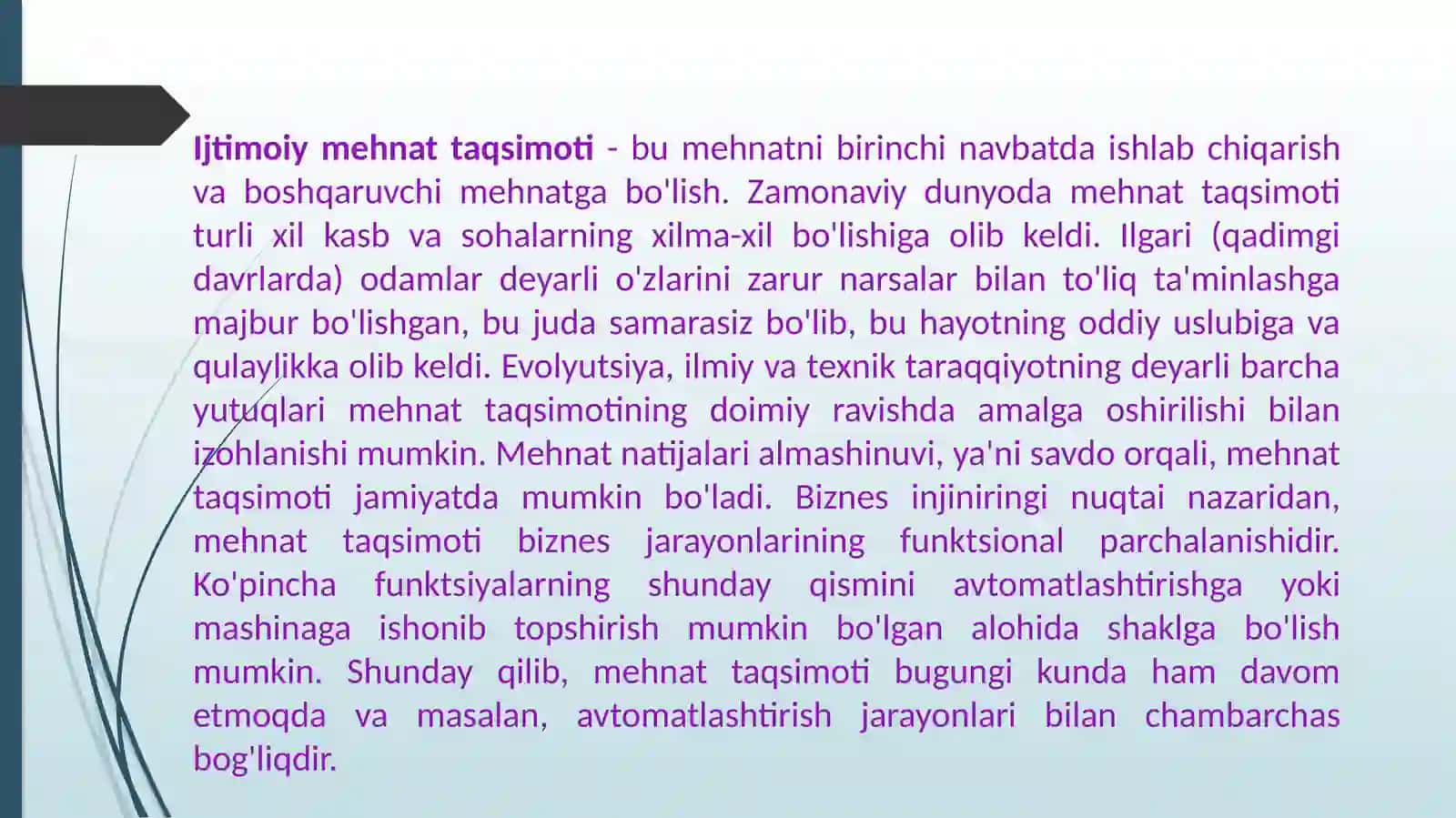 INSON EVOLUTSIYASI VA OLD TARIXIFANIDAN TAYYORLAGAN PREZENTATSIYASI 3