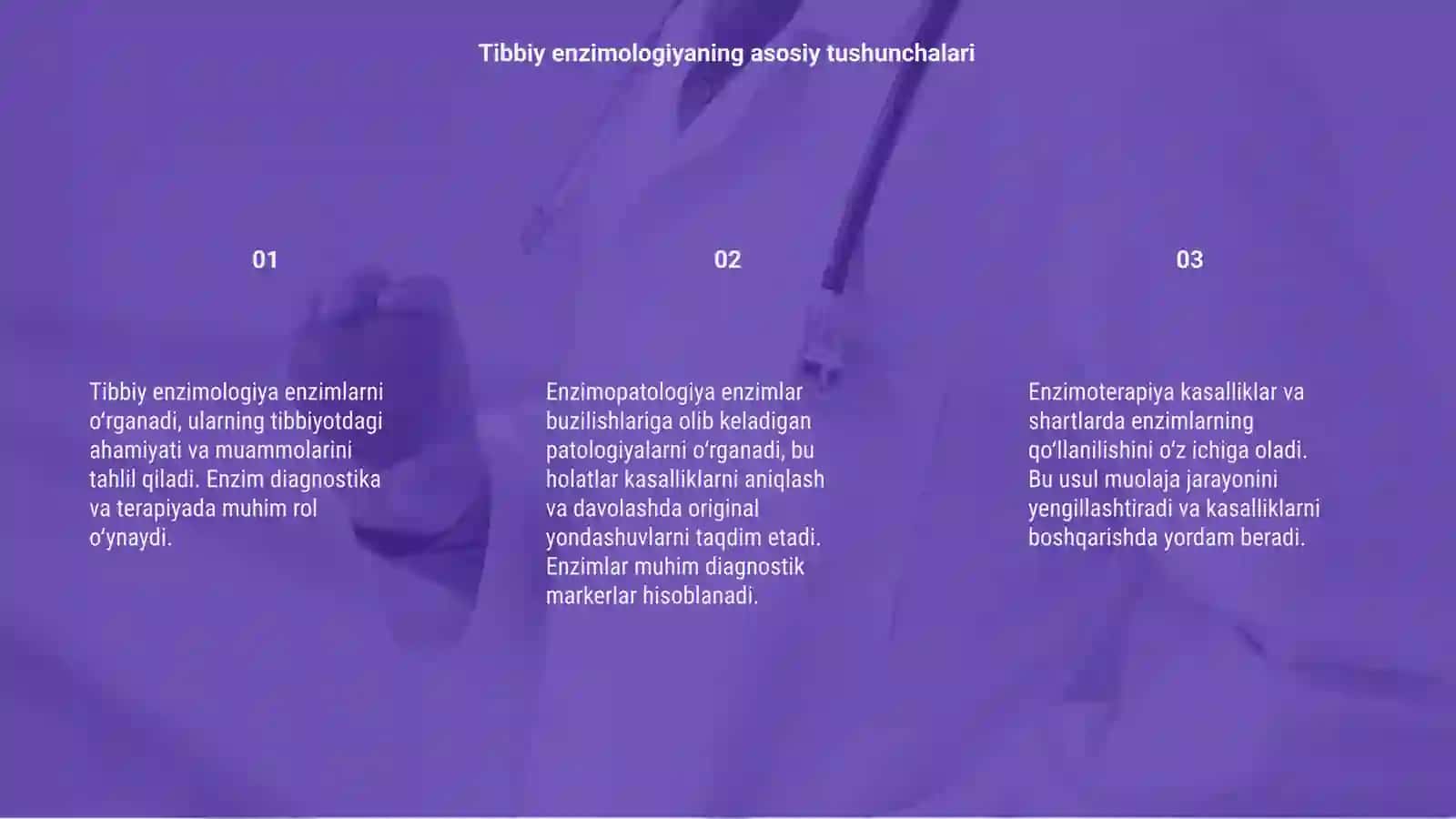 Tibbiy Enzimologiya Muammolari 3