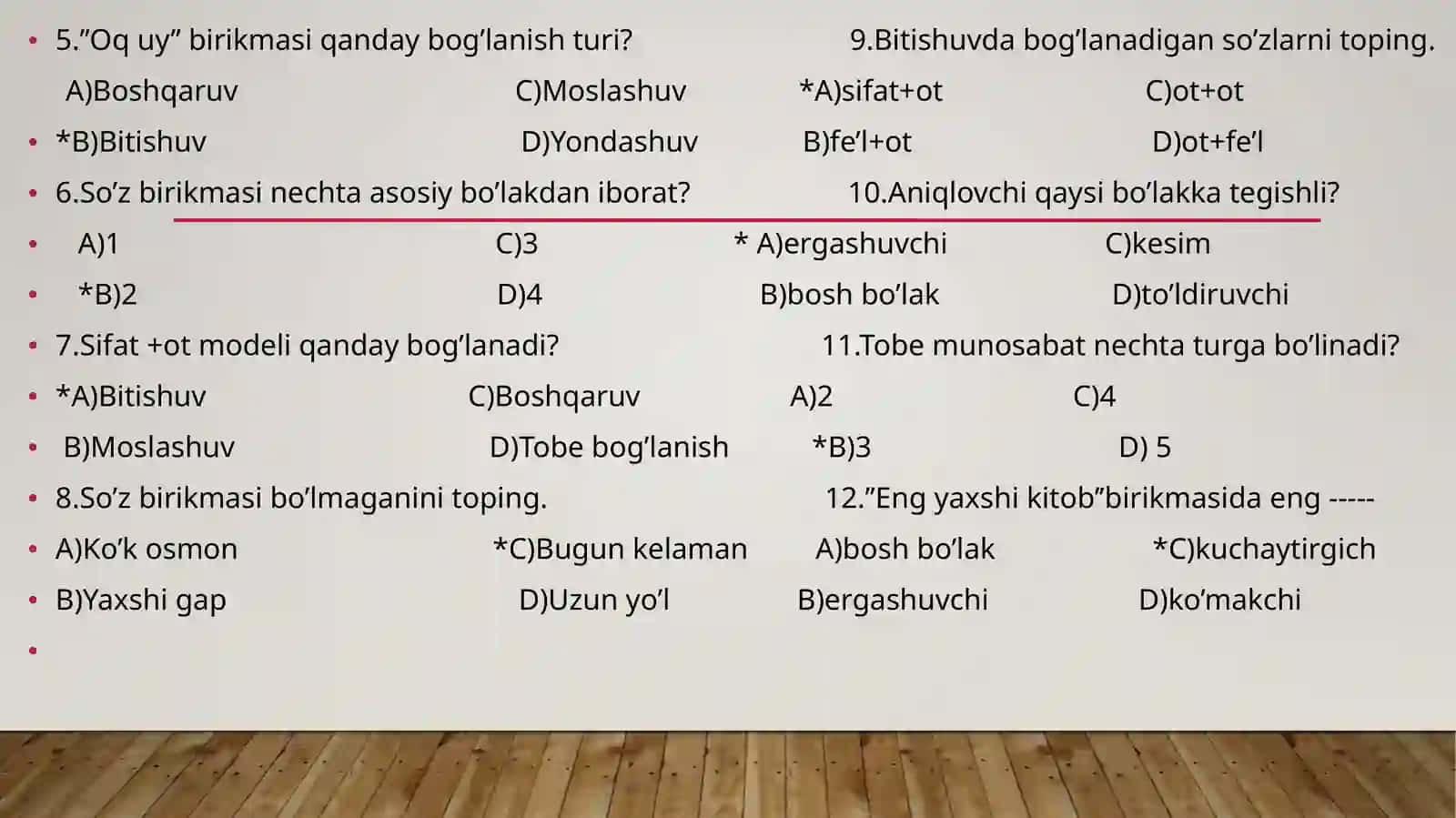 AMALIY O’ZBEK TILI 3