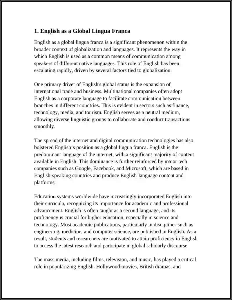 English as a Global Lingua Franca 3