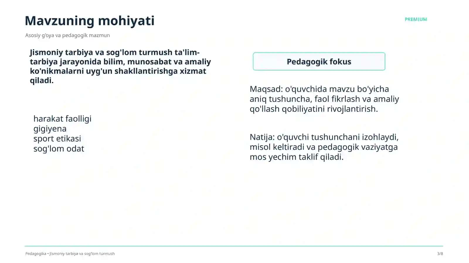 Jismoniy tarbiya va sog'lom turmush 3