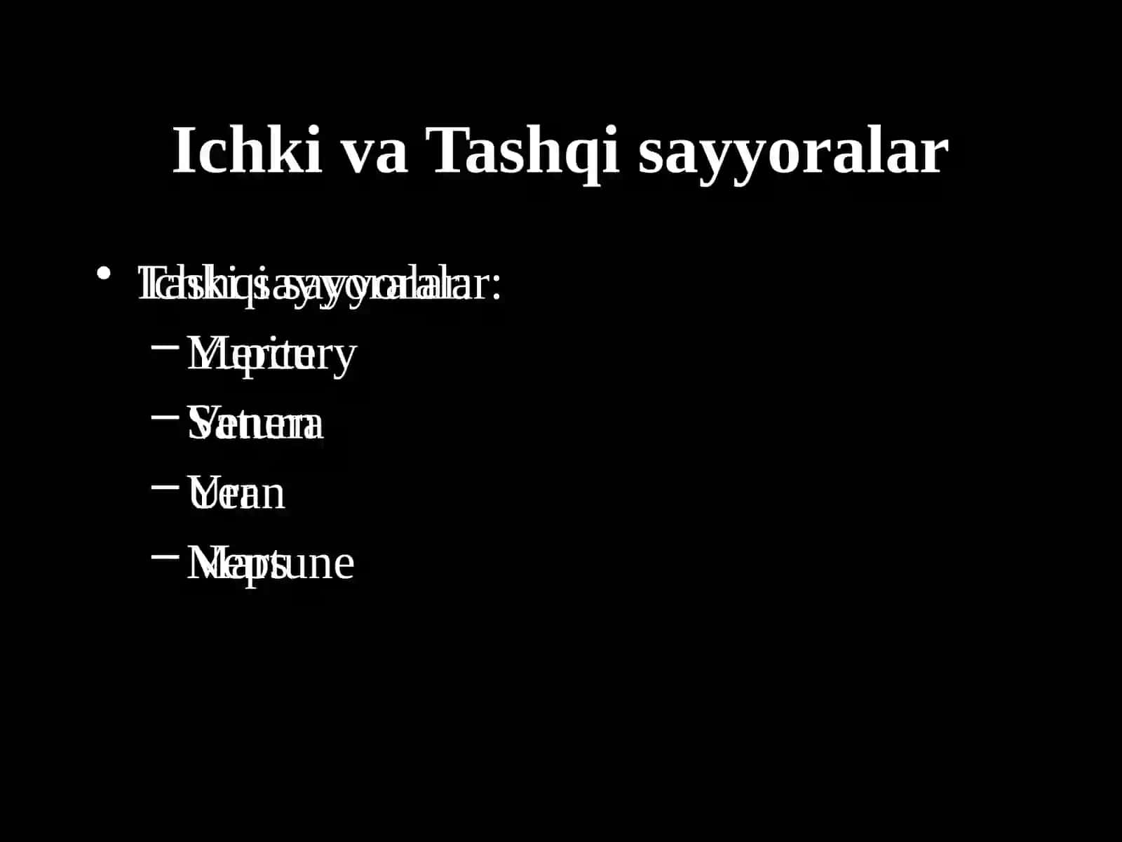 Quyosh tizimi 3