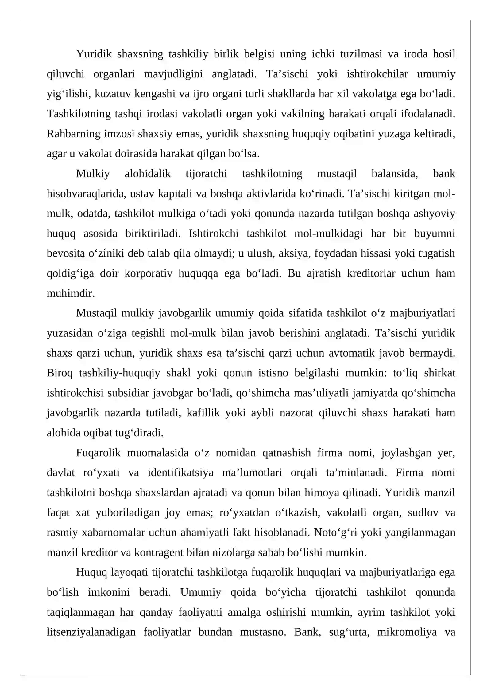 Tijoratchi tashkilotlar tushunchasi 3