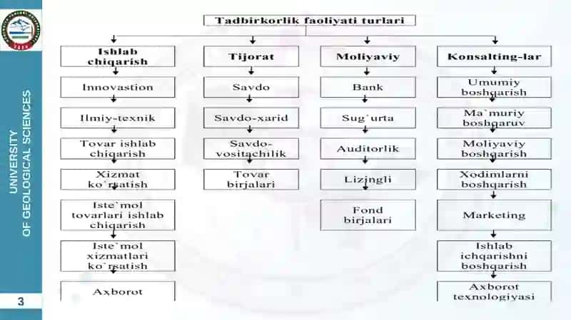 Tadbirkorlik Faoliyati Turlari 3