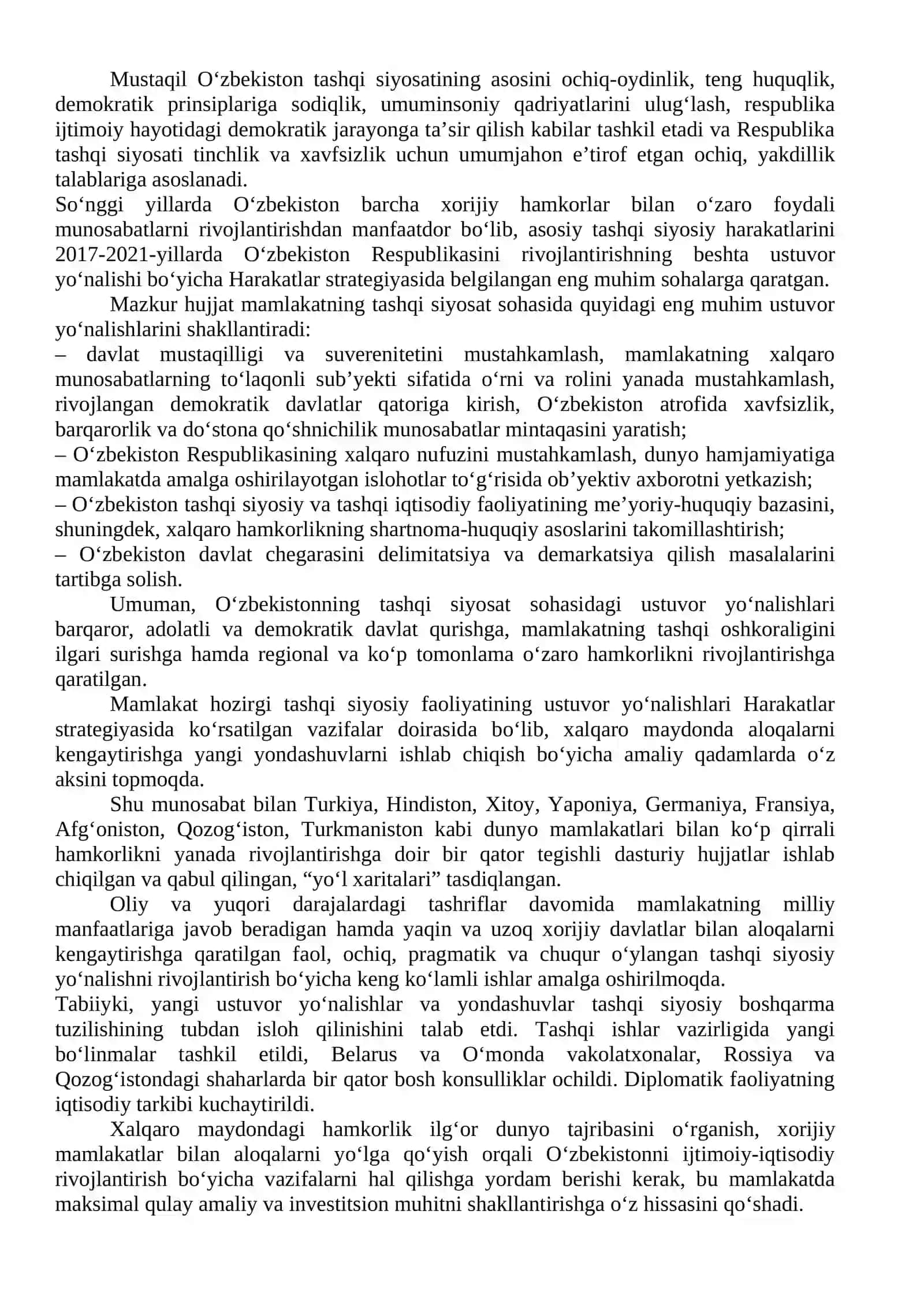 OʻZBEKISTON VA JAHON HAMJAMIYATI AJRATILGAN SOAT-2 3