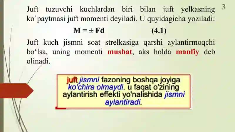 Kuchlarni qoʻshish 3