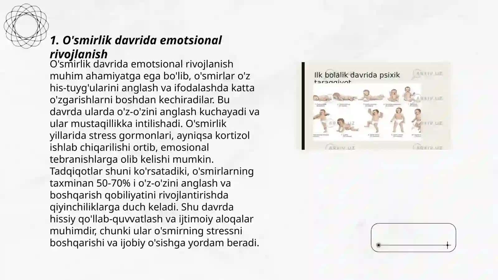 O'smirlik davrida psixik rivojlanish xususiyatlari 3