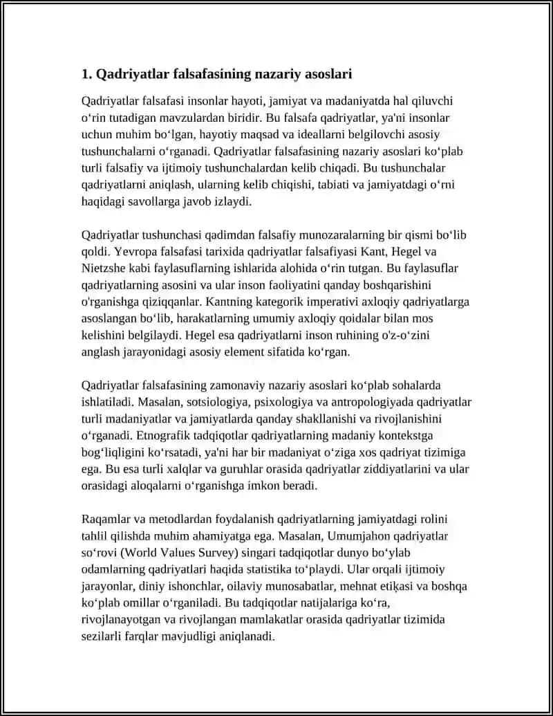 QADRIYATLAR FALSAFASI.ETIKA.ESTETIKA 3