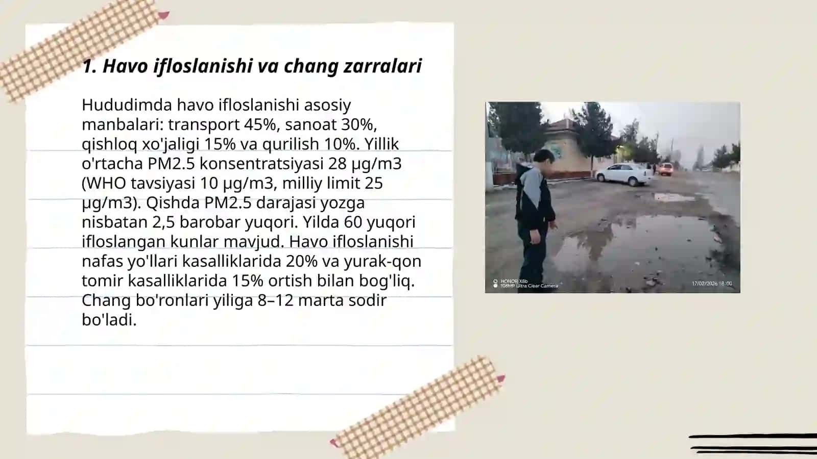 Mening hududimdagi ekologik muammo 3