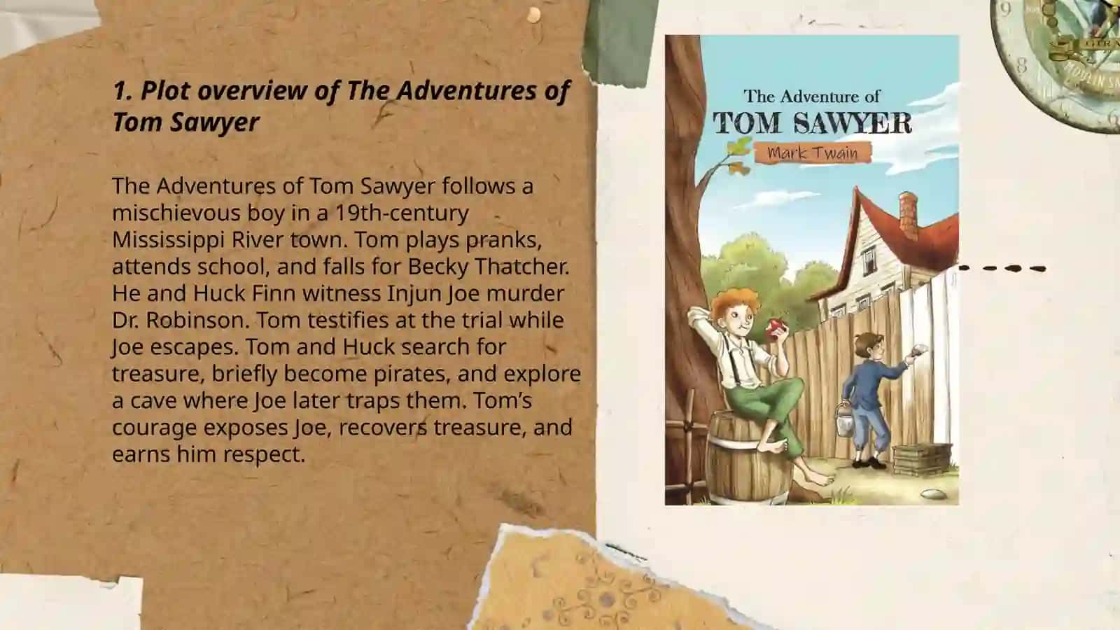 "The adventures of Tom Sawyer" 3