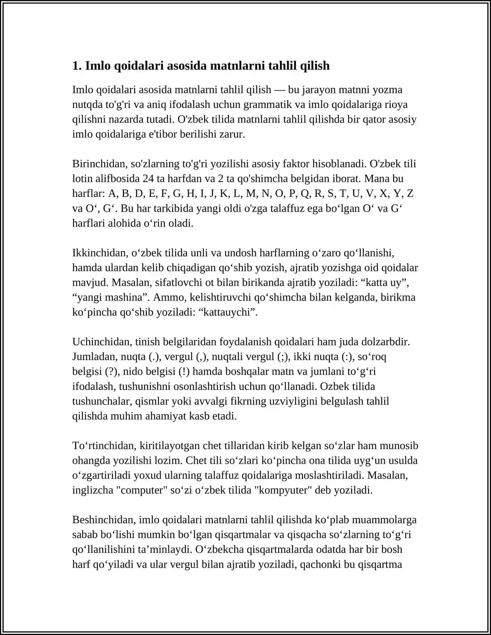 ILMIY MATNLARDA IMLOVIY XATOLARNI TEKSHIRISH 3