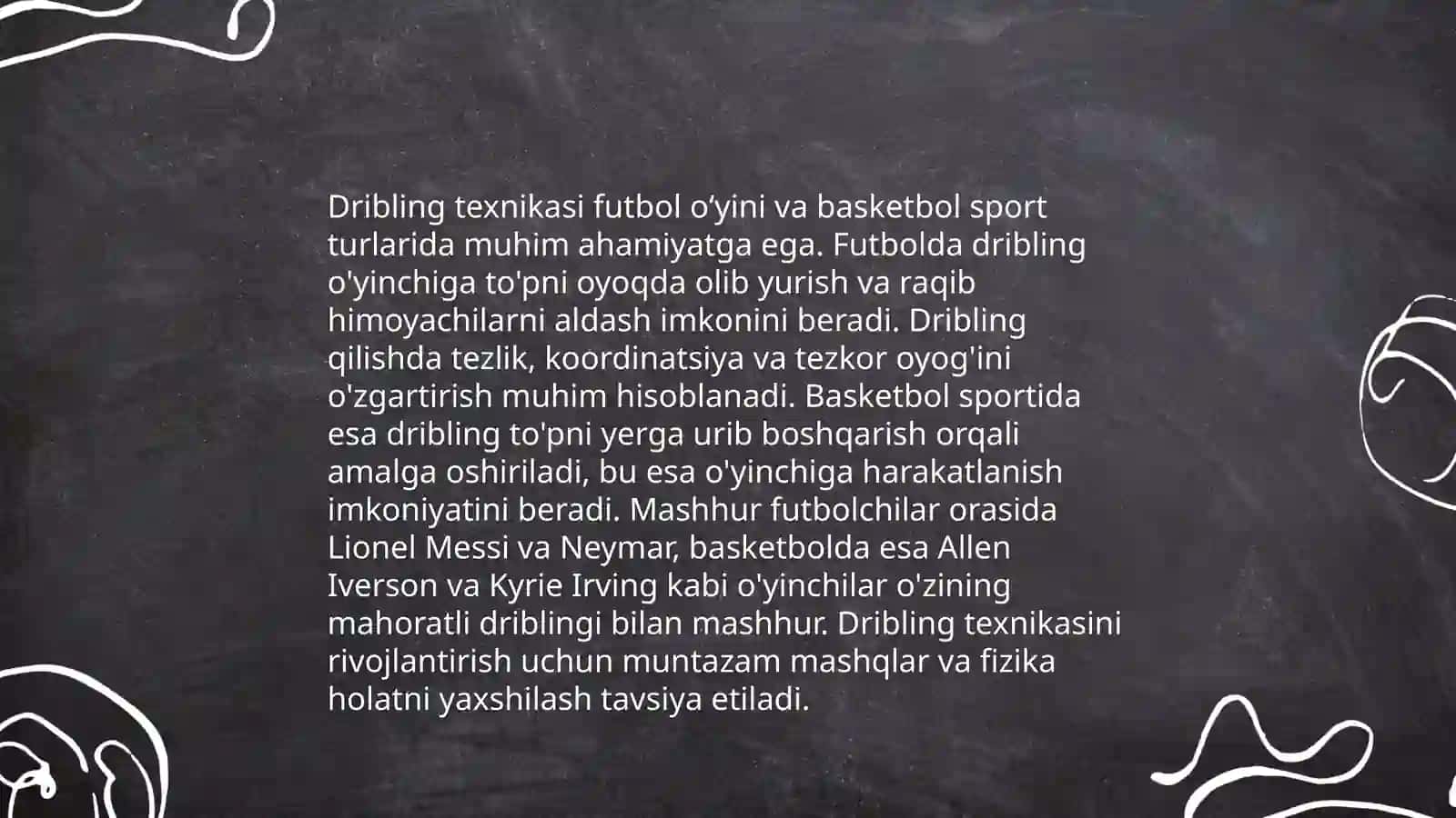 Dribling texnikasi 3