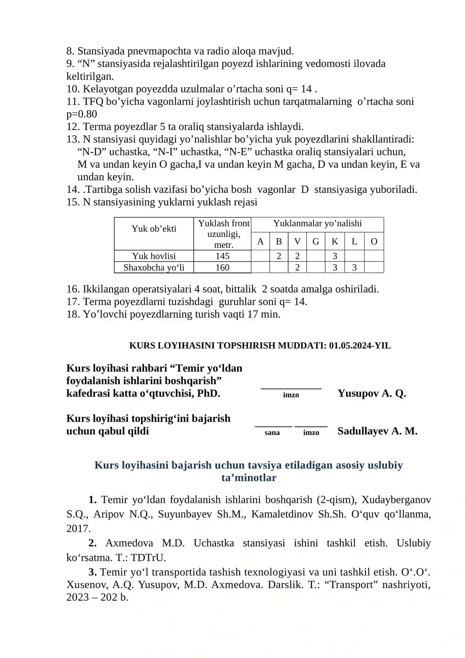 UCHASTKA STANSIYASINING ISHINI TASHKIL ETISH 3