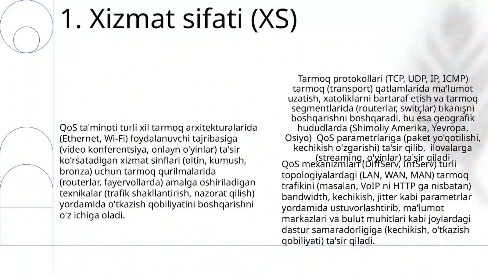 Kompyuter tarmog’i va tarmoq protokollari 3
