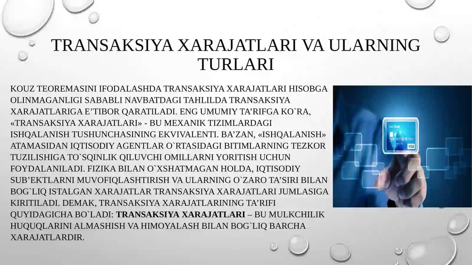Transaksiya va transformatsiya xarajatlari 3
