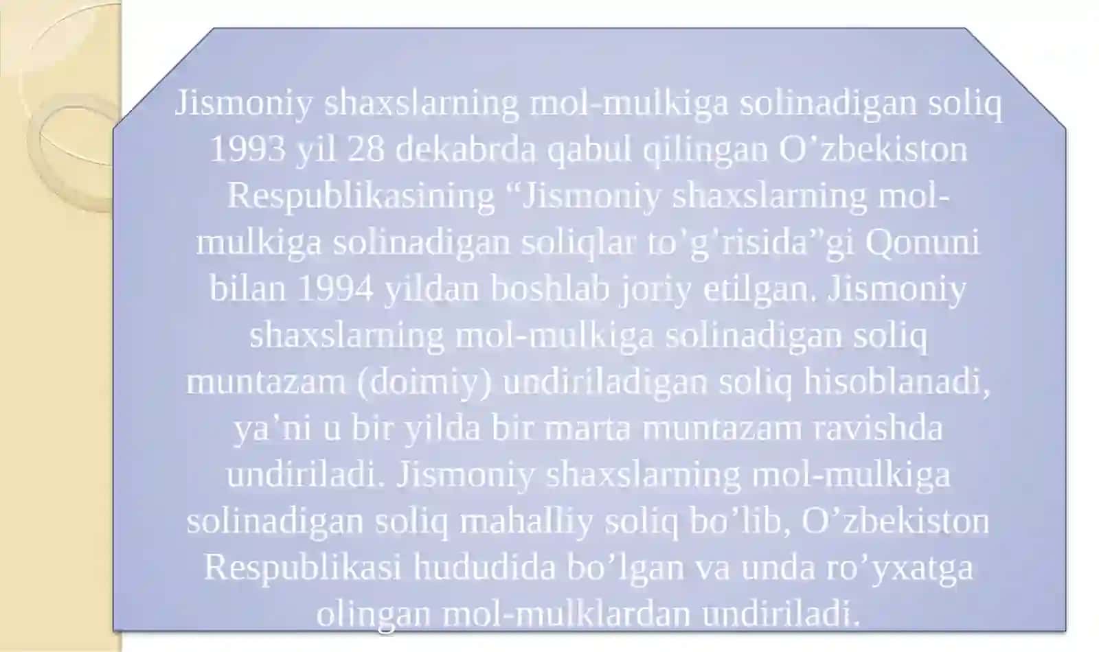 Jismoniy shaxslardan olinadigan mol-mulk solig’i 3