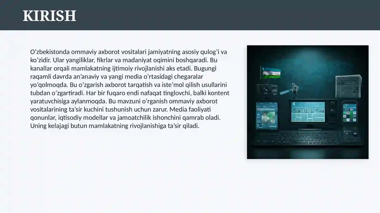 O’ZBEKISTONDA OMMAVIY AXBOROT VOSITALARI 3