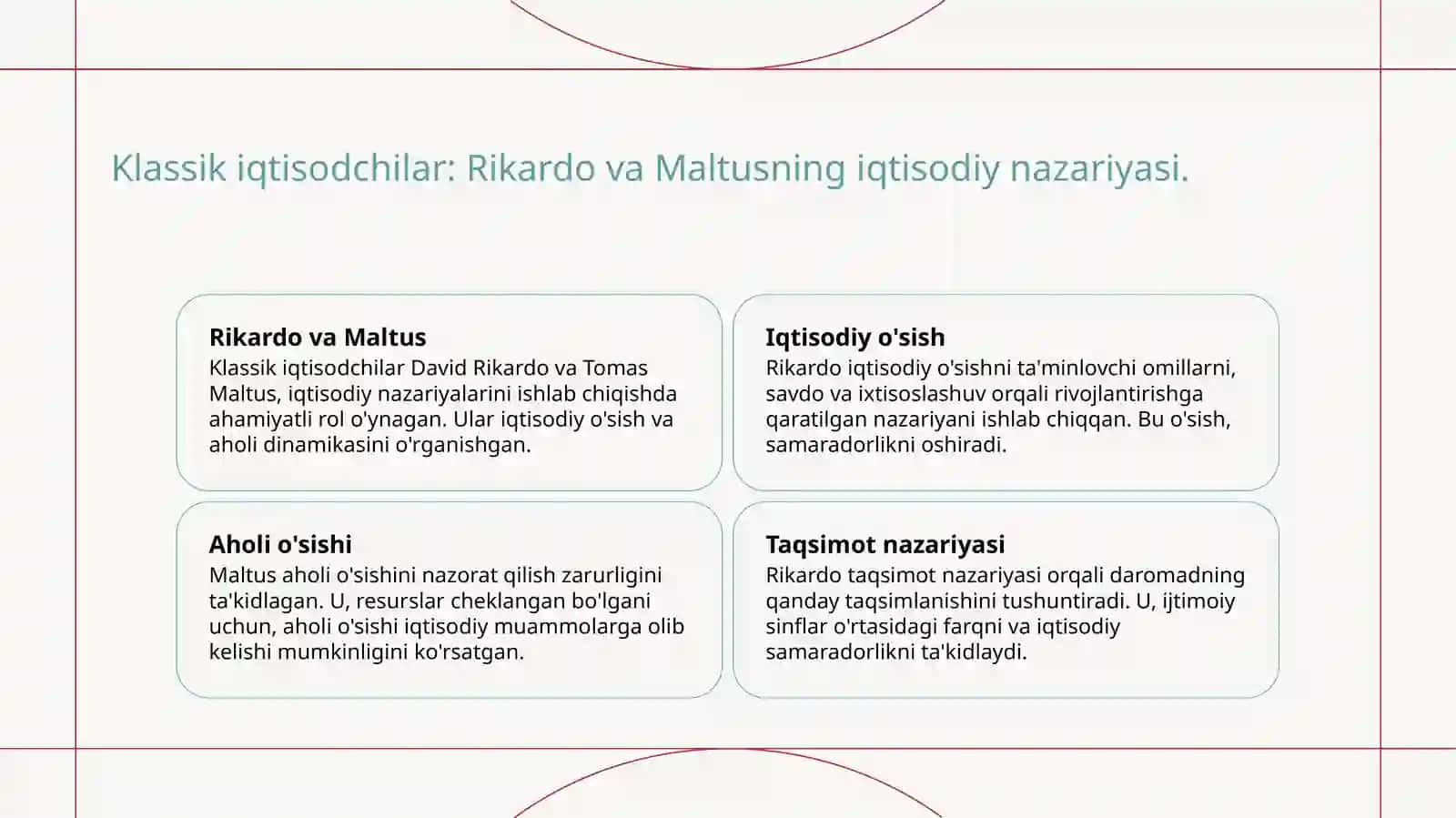 Klassik iqtisodchi Rekardo Maltus 3