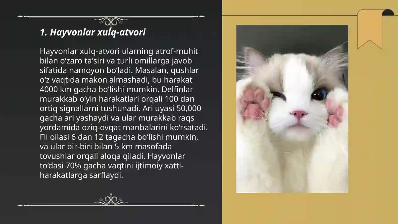 Hayvonlar psixologiyasi 3