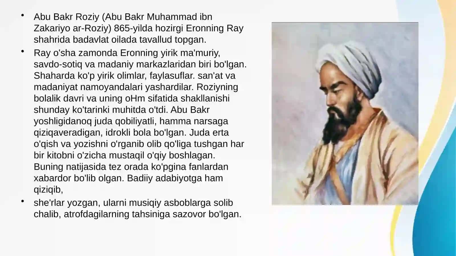 ARROZIYNING TIBBIYOTGA QOSHGAN HISSASI 3