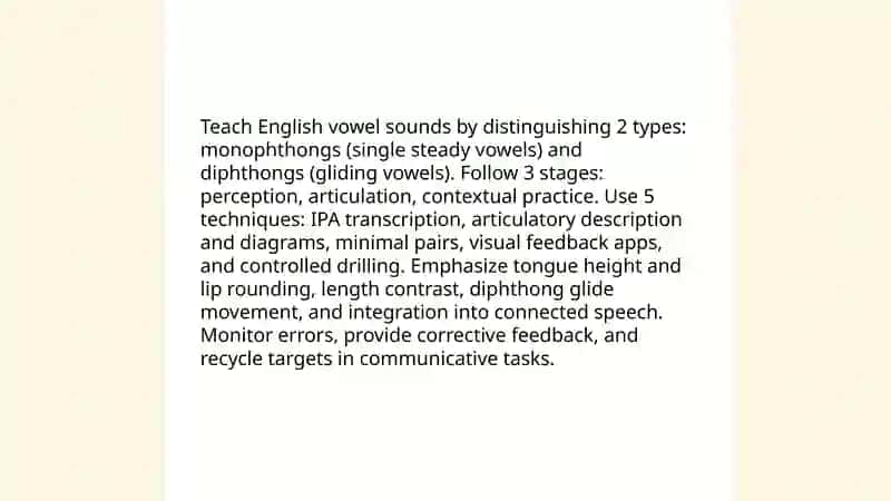 Teaching English pronunciation 3