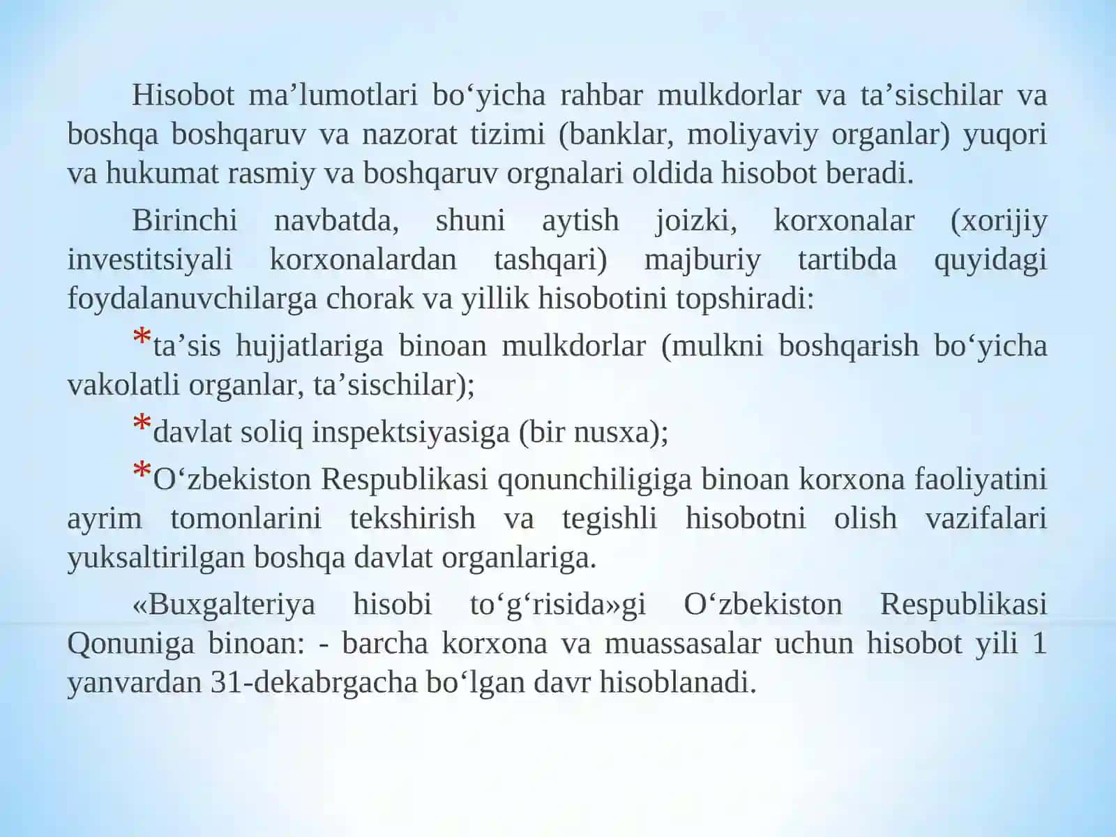 Buxgalteriya hisoboti 3