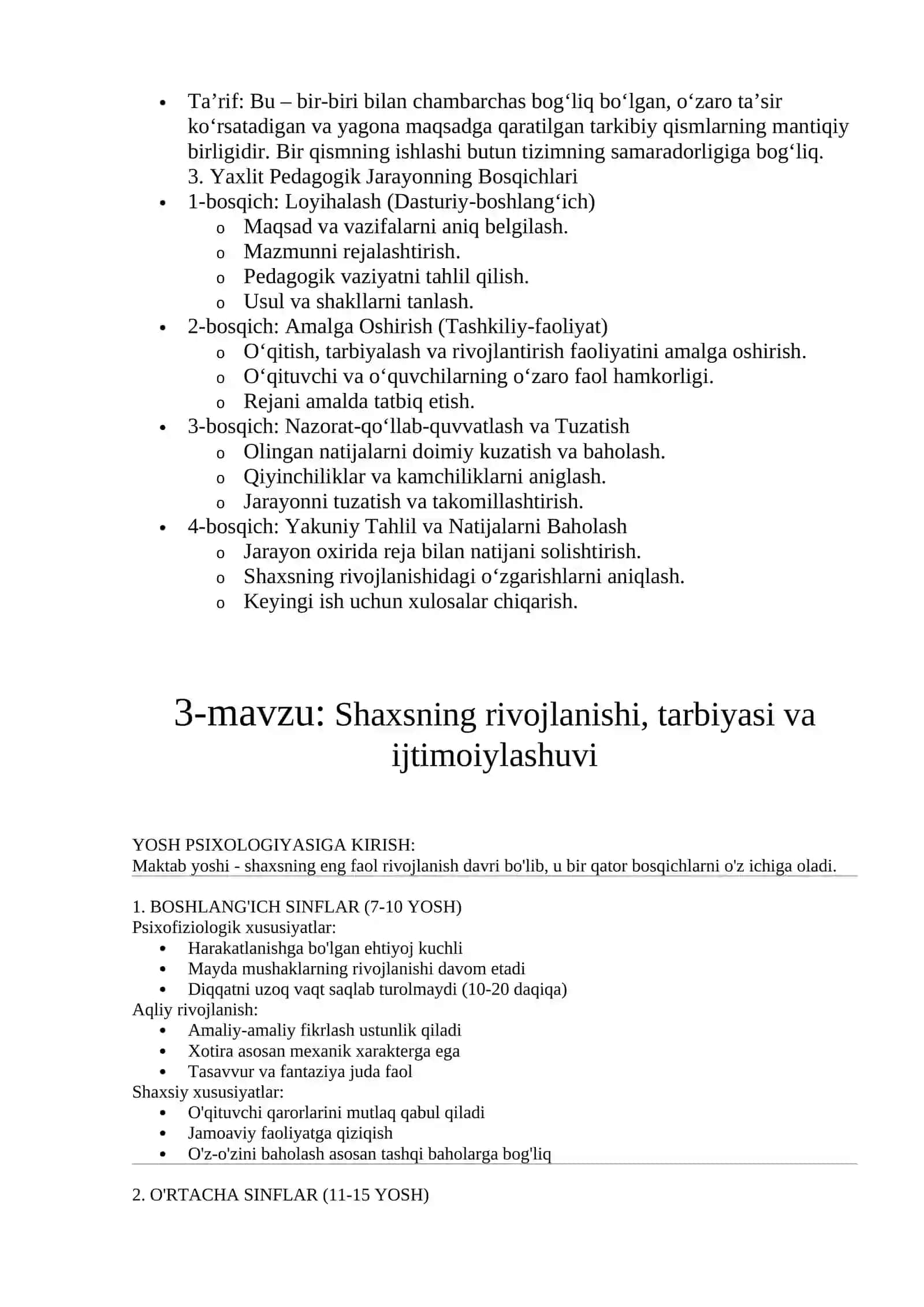 Ta'lim tizimi 3