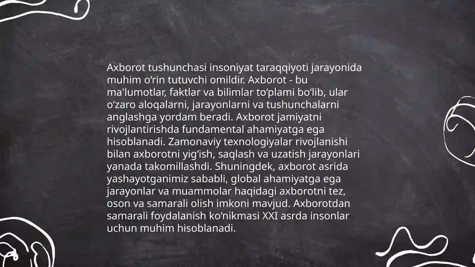 Axborot tushunchasi 3