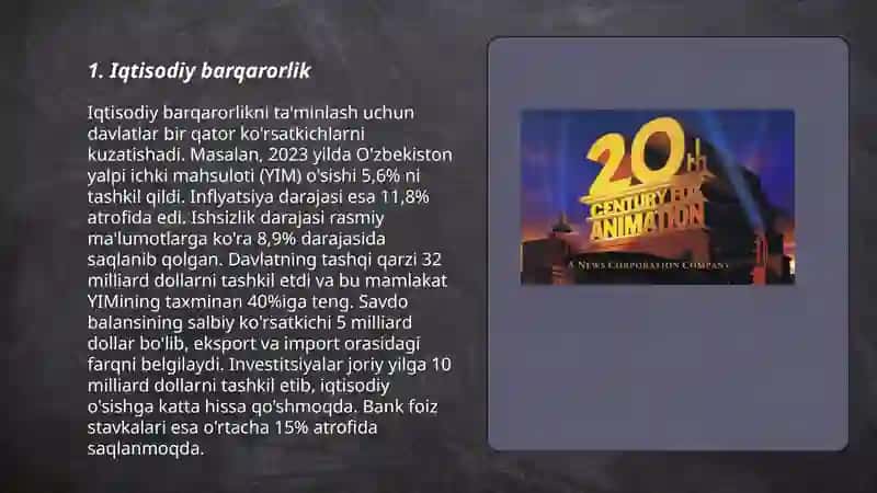 Iqtisodiy barqarorlik 3