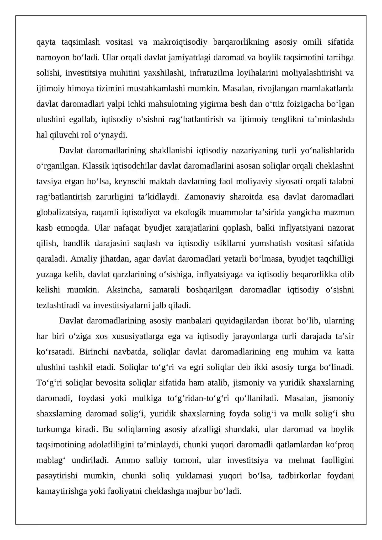 Davlatning harajat va daromadlari 3