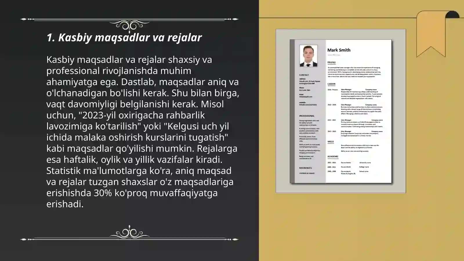 Kasbiy karyerani shakllantirish 3