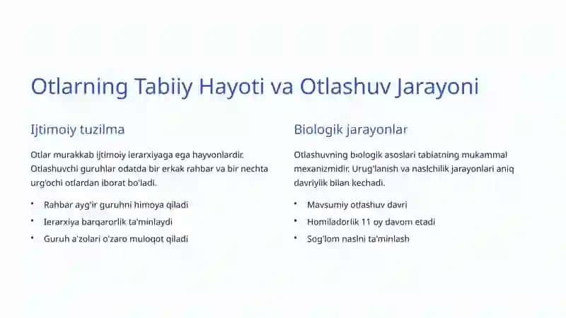 Otlarning Otlashuvi: Tarix, Biologiya va Madaniyat 3