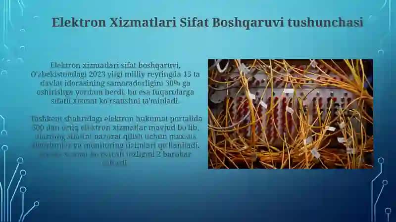 Elektron Xizmatlari Sifati Boshqaruvi 3