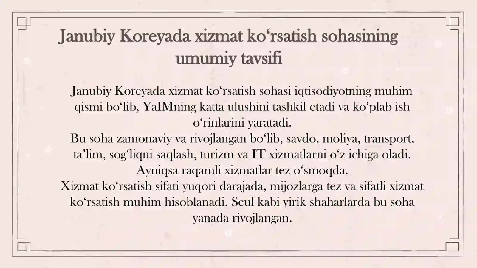 JK xizmat ko'rsatish sohalari 3
