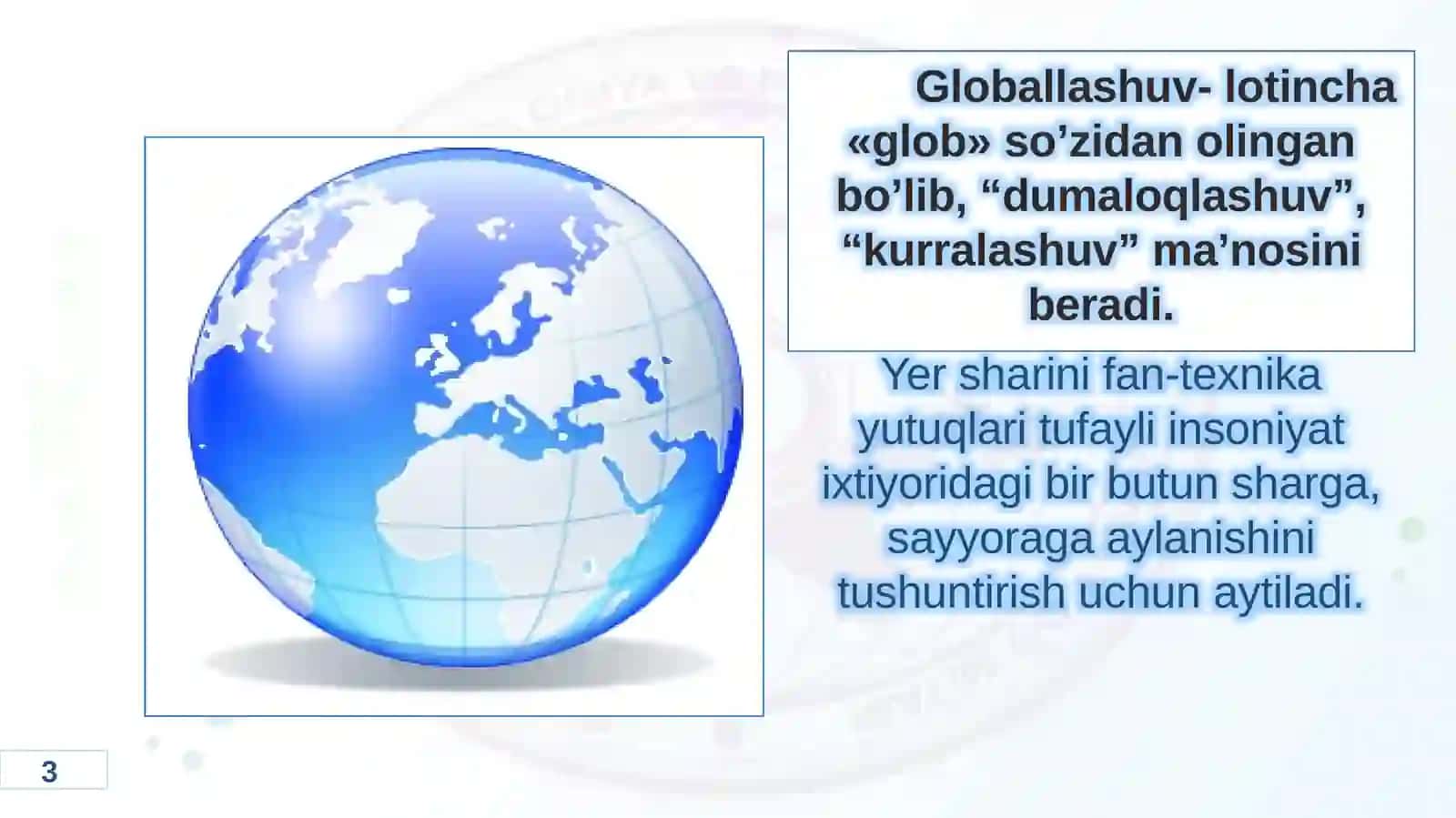 Globallashuv 3