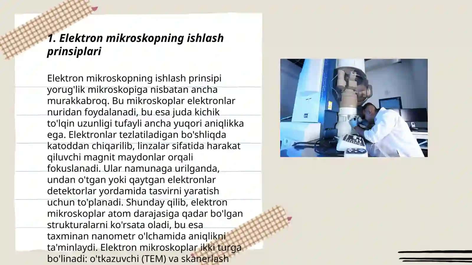 Zamonaviy elektron mikroskoplar 3
