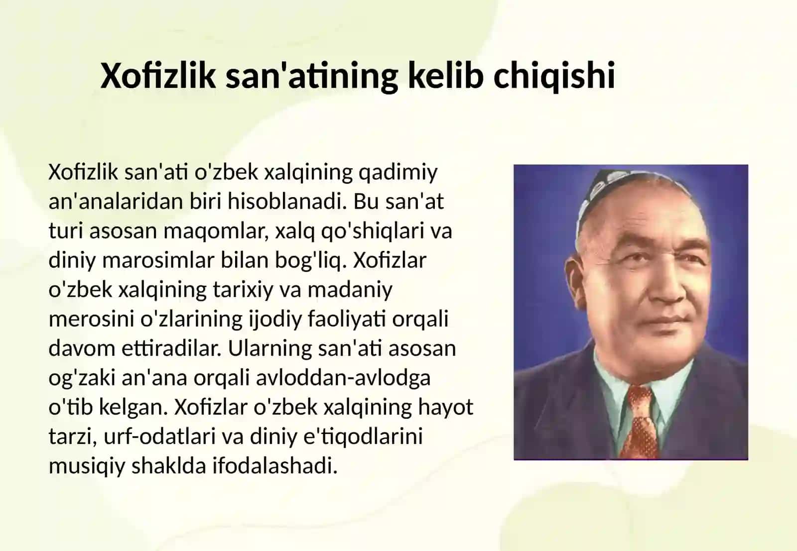 O'zbek xofizlari hayoti va ijodi 3