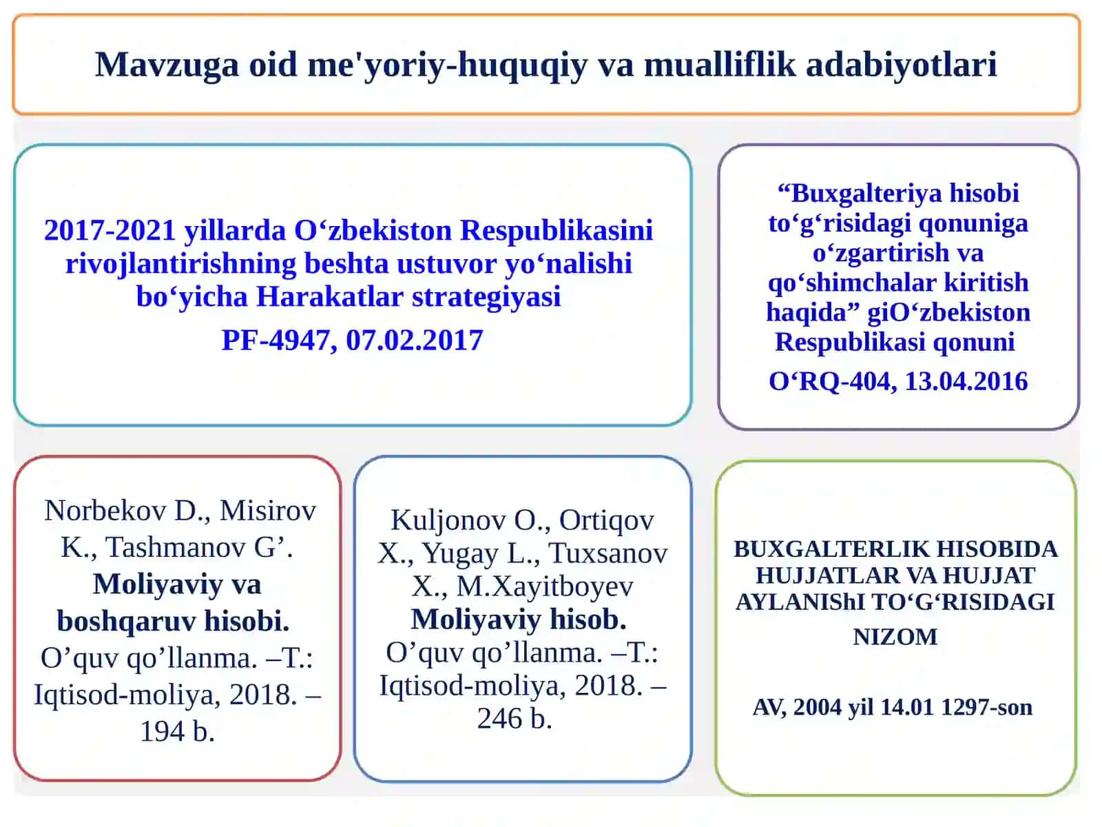 BUXGALTERIYA HISOBINING REGISTRLARI VA SHAKLLARI 3