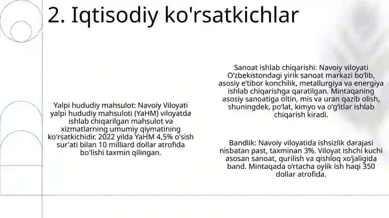 Navoiy Viloyati Statistikasi 3